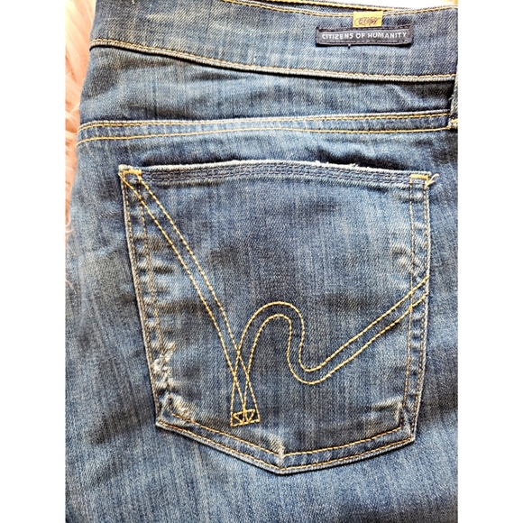 Citizens of Humanity Stone wash Blue jeans - Picture 9 of 11